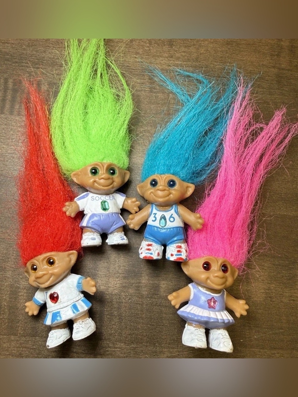 Vintage 1992 Teenie Treasure Troll Doll Set Of 4
Neon Hair Ace Novelty
